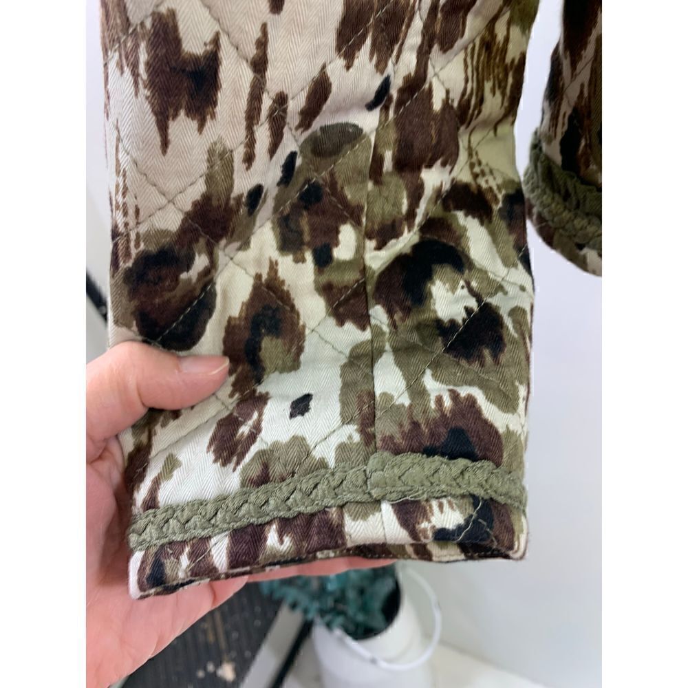 J Crew Quilted Lady Jacket in Cheetah Size XS - Picture 8 of 12